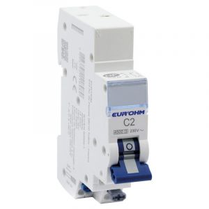 Disjoncteur EUR'OHM 1P+N 2A connexion rapide - 20302