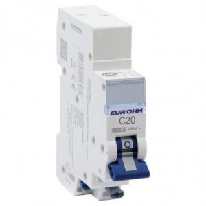 Disjoncteur EUR'OHM 1P+N 20A connexion rapide - 20320