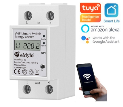 Test du compteur connecté Wifi eMylo Tuya