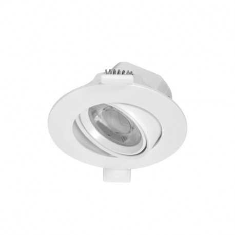 Spot LED encastrable 10W - 3000K - orientable - blanc - Vision-el
