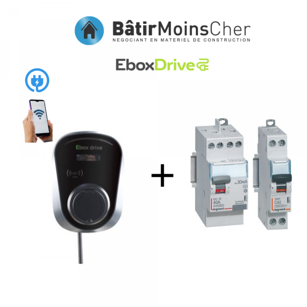 Kit recharge voiture électrique Ebox drive 7,4kW - BMC-EB-C