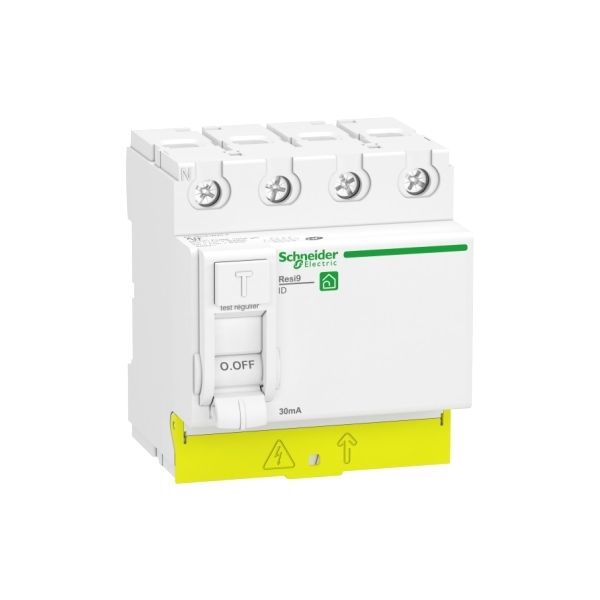 Interr différentiel Schneider Resi9 XP tétrapolaire 40A type A 30mA - R9PRA440